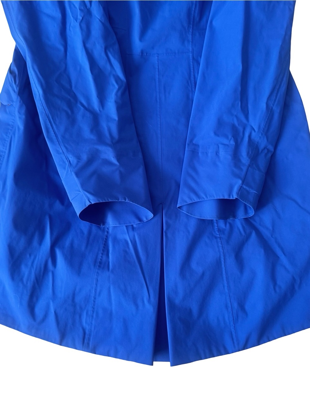 Patagonia Women's Blue Hooded Trench Lined Jacket H2N0 Size S - Picture 6 of 8